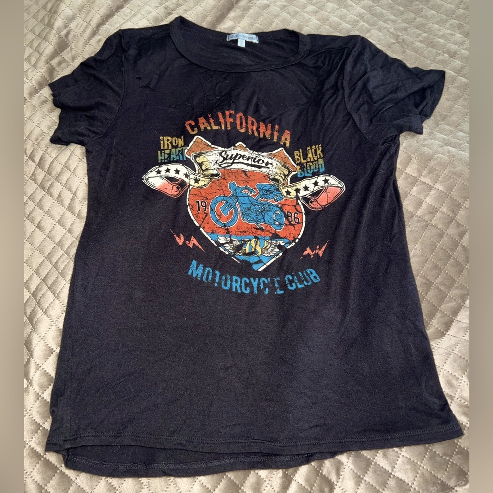 Motorcycle club ripped T-Shirt